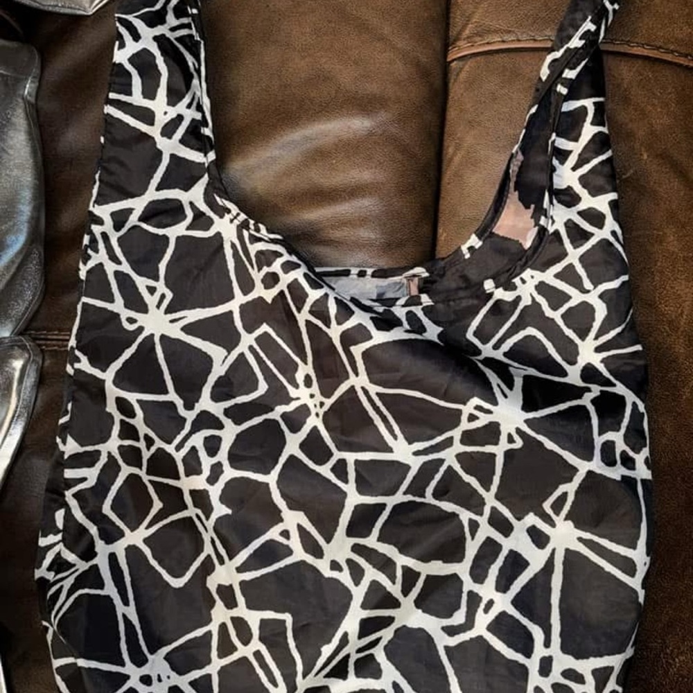 Stylish Black and White Diane Von Furstenberg Tote Bag